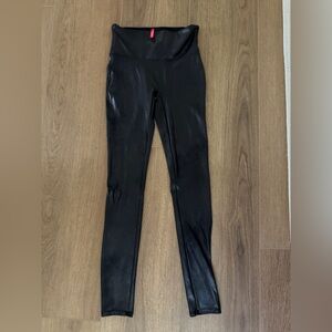 SPANX Glossy Black Leggings